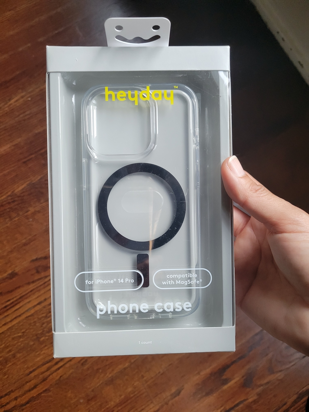 Heyday Phone Case iPhone 14 Pro Clear MagSafe Compatible Antimicrobial New